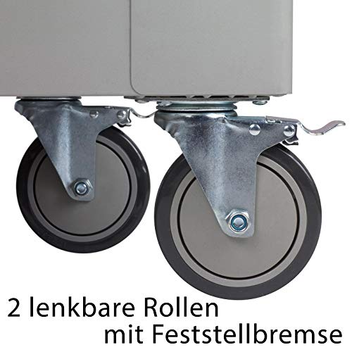 hanSe Werkstattwagen 745-teilig, Werkzeugwagen bestückt mit 6 Schubladen 77x46x88cm, Werkzeugset mit Ratsche… – Bild 8