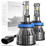WAIXINGREN H11 LED Headlight Bulb, 60W 26000 LM 400% Brightness 6500K for H8 H9 Led Bulbs High Beam Low Beam, Waterproof IP68 Halogen Replacement, Plug and Play (H11/H8/H9) - Image 1