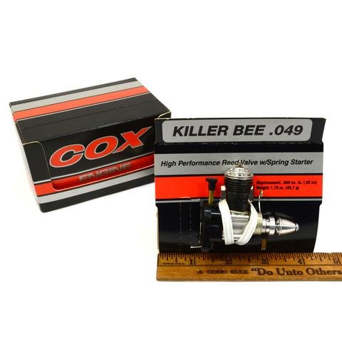  Graupner Cox Engine Killer Bee .049 Motore a Scoppio per Volo Vincolato 1447 n.340