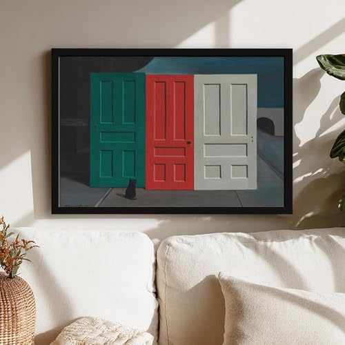Impression sur toile Demolition Doors tableau moderne cadre suspendu 50x76cm - 7