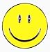 Yellow Smiley Face with Hat Clip