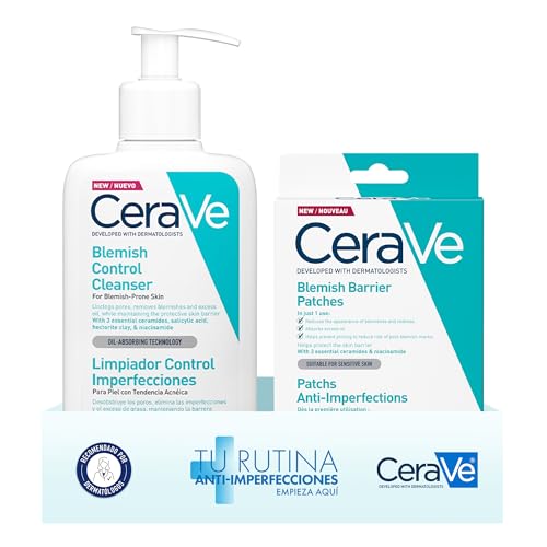 Cerave Blemish Control 236 ml + Parches Hidrocoloides Anti-Granos 22 unidades