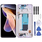 Wigento Per Xiaomi Redmi Note 11 Pro Plus / + 5G Display Full OLED Display con Telaio Viola Ricambio Riparazione
