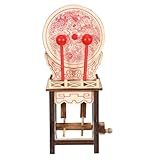 Musique sans effort : sans électricité, ce mini tambour produit des sons apaisants et transforme toute table miniature ou composition de jardin zen en une expérience culturelle et musicale. idéal pour les amateurs de loisirs créatifs et les passionnés de mini-tambour zen