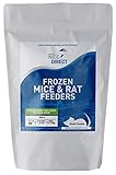 MiceDirect 50 Small Fuzzie Mice: Pack of Frozen Small Fuzzie Feeder Mice - Food for Corn Snakes,...