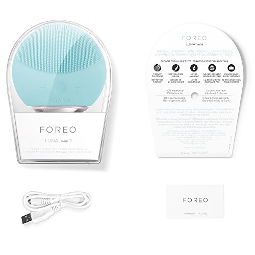 Luna Mini 2 Mint Foreo - Escova de Limpeza Facial 125Hz