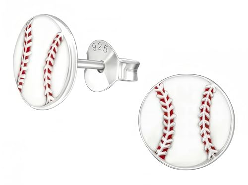 Sport 925 Sterling Silver Very Tiny Stud Earrings, Cartilage Piercing Jewelry