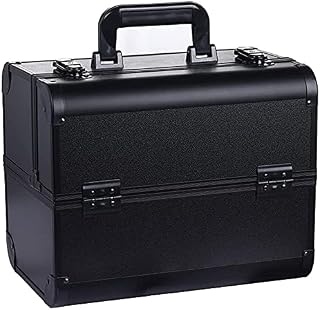 ADSON Solid 21 Cms Cosmetic Pouch (M_ACFGGY_Black) Price In India