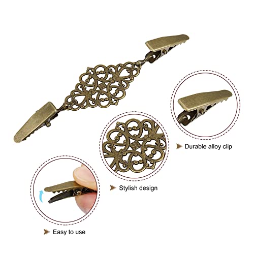 Image of UXCELL Retro Cardigan Collar Clips & Shirt Clips for Women