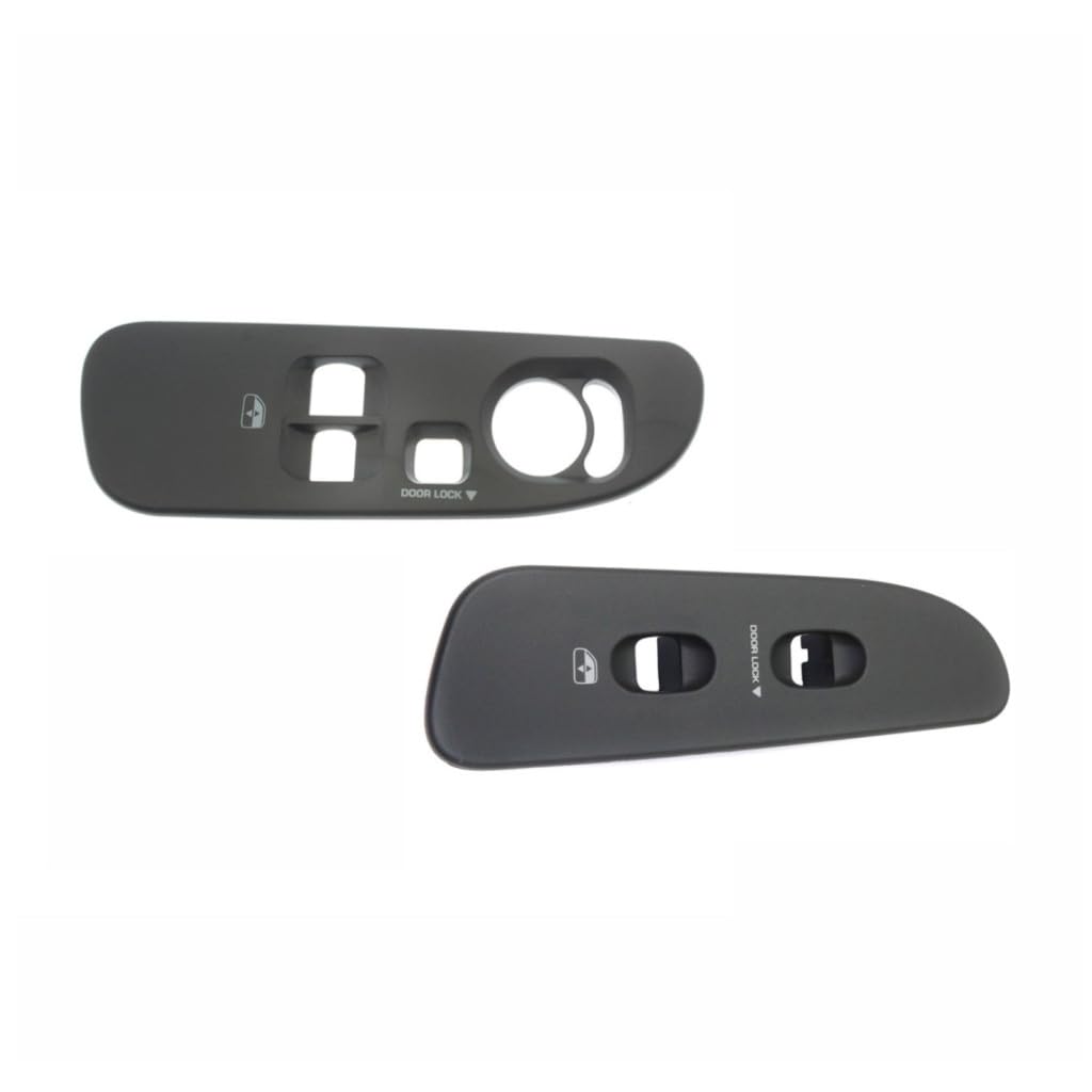 for Dodge Ram 1500/2500/3500 2003 04 05 06 07 2008 Window Switch Bezel Driver and Passenger Side | Pair | Front | Regular Cab | Black | Replacement for 5HZ70XDHAE, 5HZ70XDVAE