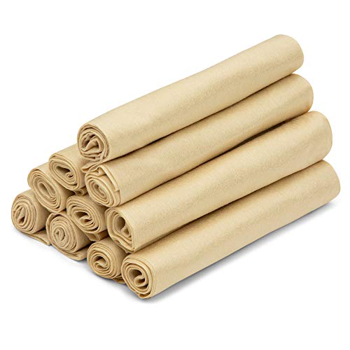 Salon & Spa Towels, (Pack of 100) - 100% Biodegradable Bamboo Fiber - Absorbent, Quick Dry for Hotel, Gym and Guests Eco Friendly Towels for Hair Face & Body