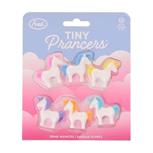 Genuine Fred Tiny Prancers Drink Markers, Standard, Unicorn
