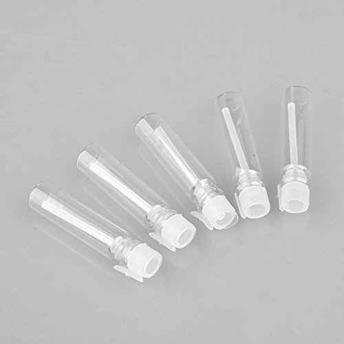 Elfenstall PB180-100 Elfensatll- 100Pcs Transparent Clear 1Ml 1/4 Dram Empty Glass Sample Vials With 0.5Ml 10Pcs Pipettes Droppers thumb #2