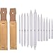 Produktbild Febbya Papierwischer,12er Pack Blending Stümpfe und Tortillionen mit 2 Schleifpapier Bleistife Spitzer für Student Skizze Zeichnen DIY Jugendliche Kinder Teenager
