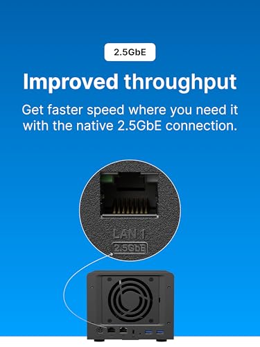 Image of Synology FlashStation FS200T All‑Flash NAS - 6‑Bay 2.5 inch SATA SSD, Intel Celeron J4125, 4GB DDR4 (Up to 8GB), 2.5GbE + 1GbE, Quiet SFF Desktop Storage