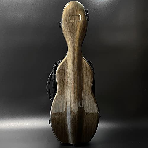 LANDTOM Estuche de violín de fibra de carbono 4/4 de tamaño completo, mochila para violín con correas dobles para el hombro, resistente a la presión y al desgaste, funda de violín transportable por