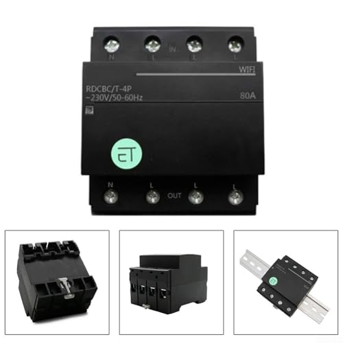 Disjoncteur avec application pour stopper le gaspillage électrique triphasé 4P - 6