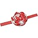 Produktbild Pushfocourag Niedliche Frauen Mädchen Outdoor Haar Zubehör Ornamente Baby Mädchen Tuch Rose Blume Stirnband elastisch Haarband Haarschmuck Kopfbedeckung, geeignet für alle Haartypen