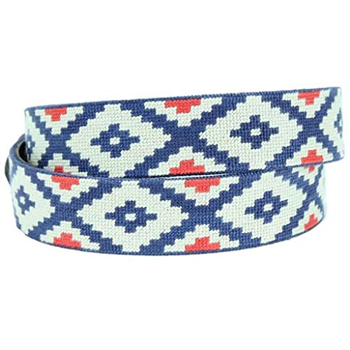 Gaucho Rojo Needlepoint Belt by Smathers & Branson2