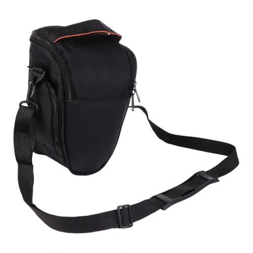 Estuche para cámara STOBAZA de nylon negro con correa ajustable