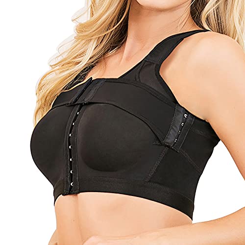 HYRL Damen-BH mit Frontverschluss nach der Operation Posture Corrector Shaper Tops mit Bruststützband Geeignet für die tägliche Arbeit, den Sport oder die Postpartale Erholung nach der Operation Cover