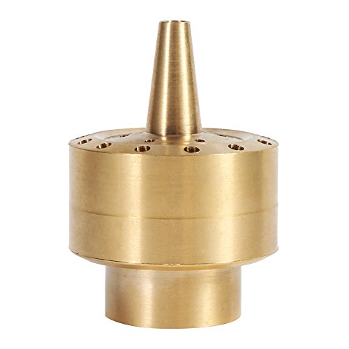 Milltrip Brass Fountain Nozzle, 1/4" / 1/2" / 3/4" Brass