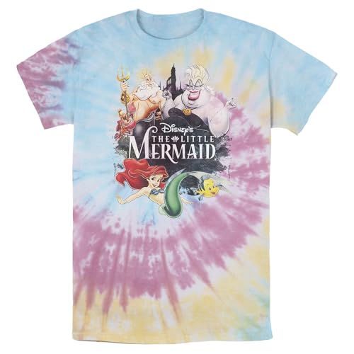 T-shirt sirène Disney style aquarelle parfait pour vos sorties d'été décontractées