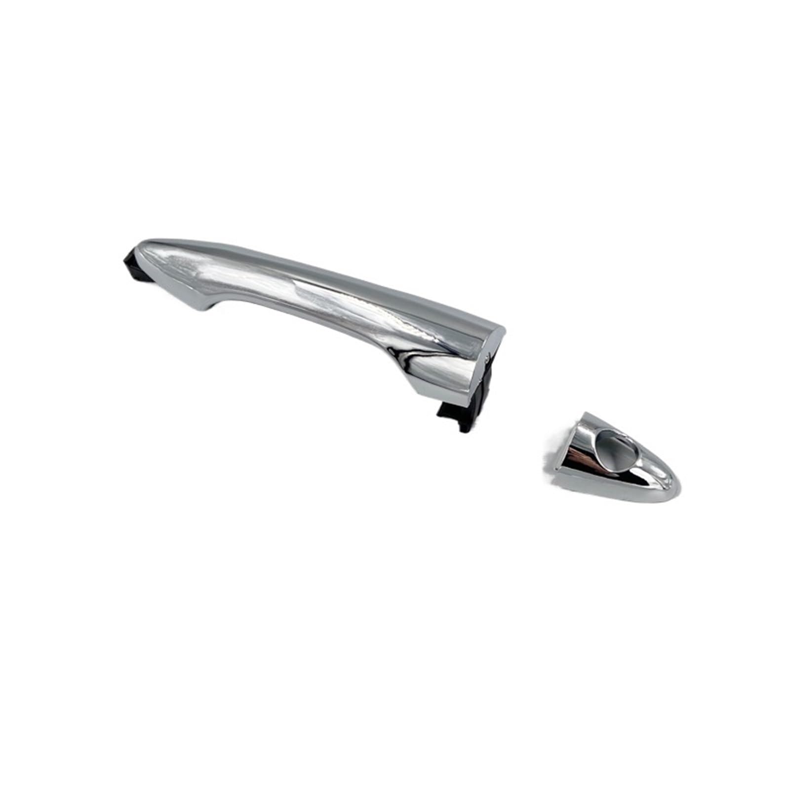LCCOZMD Chrome Door Outer Handle for Hyundai for Tucson for ix35 2010-2015(Handle with Cap B)
