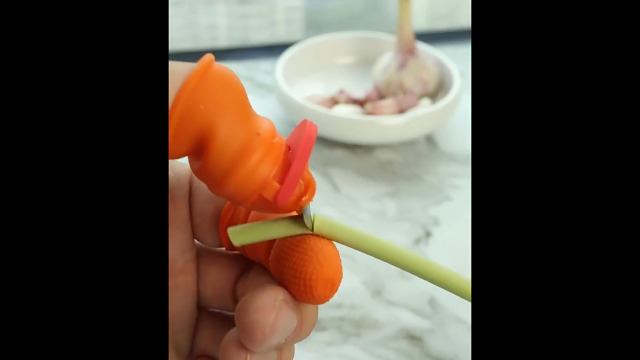 Set de 12 cuchillas de pulgar de silicona para jardinería miniatura 7