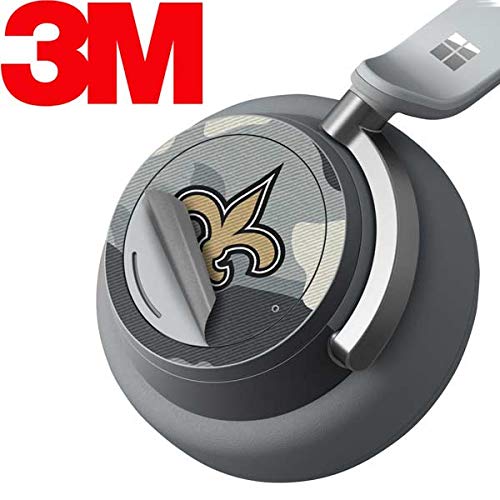 Skinit Decal Audio Skin Compatible with Surface Headphones - Officially Licensed NFL New Orleans Saints Camo Design