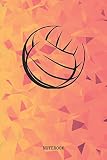  Notebook: Volleyball Player Planner / Organizer / Lined Notebook (6\" x 9\")