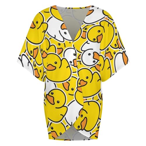 Summer Casual Short Sleeve Beach Kimono Coverup, Loose Fit Blouse Top Fashion Open Front Cardigan4