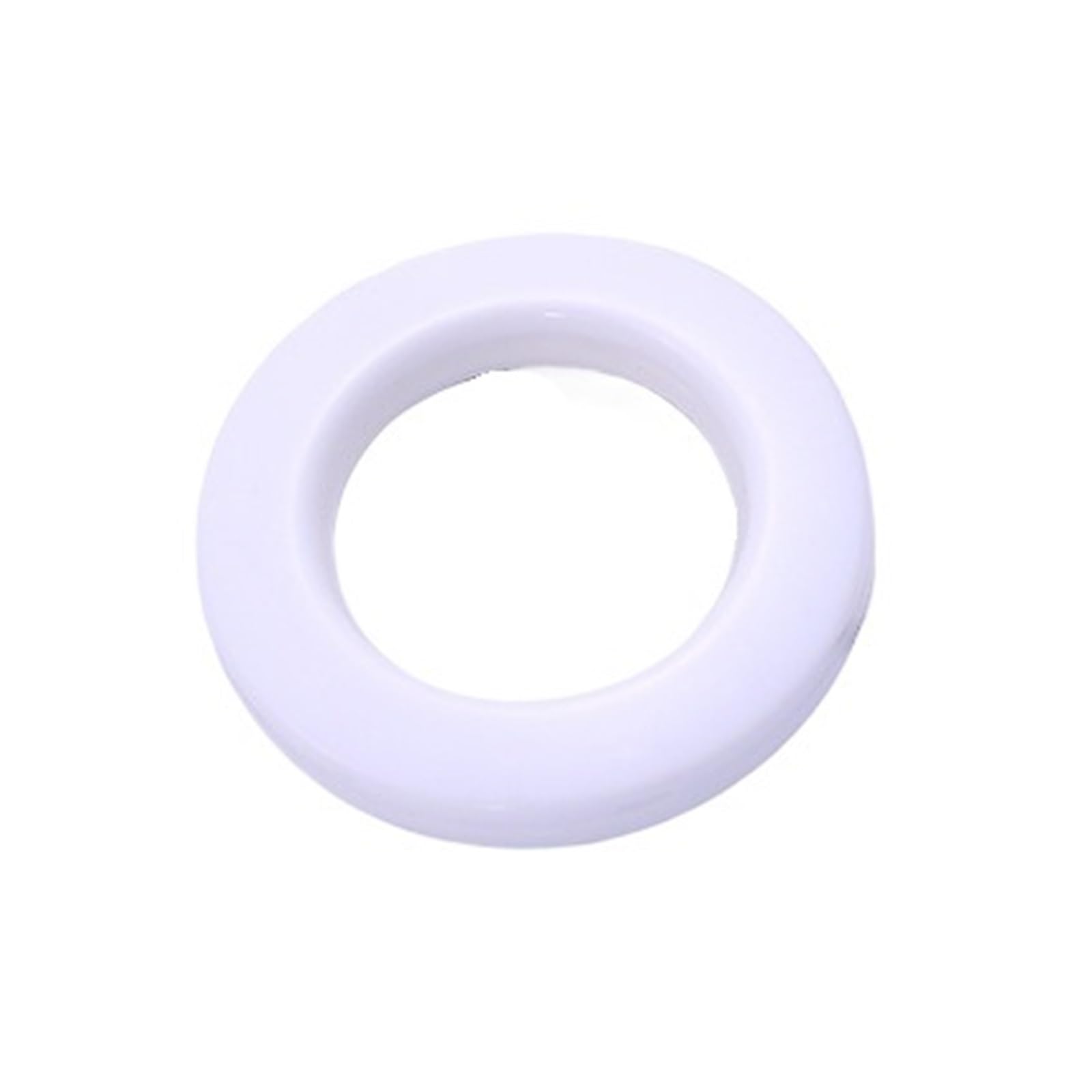 80 Pairs Plastic Curtain Grommet Rings Mute Hanging for Bathroom Living Room