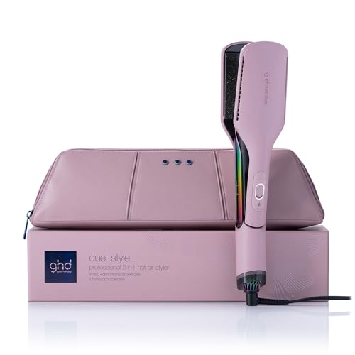 ghd Duet Style Futurescape, Pancha de Pelo y Secador 2 en 1, De Mojado a Peinado Sin Daño Térmico, Sin Encrespamiento, Más Brillo, Para Todo Tipo de Cabello, Edición 2025, Color Rosa Nude