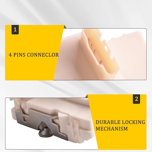 Image of Rear Left Door Lock Actuator Compatible for 2006-2013 Mercedes Benz W251 R350 GL450 ML350 Rear Driver Side Door Latch Replacement Without Child Safety Lock Replaces A1697302335