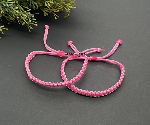 Image of ARTIFICIAL TREE HANDMADE KALA DHAGA BRACELET ADJUSTABLE FOR WOMEN MEN GIRLS BOYS Nazar Bracelets 2 Piece