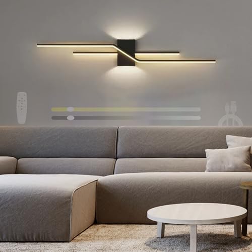 Lámpara de pared con mando distancia para regular la luz desde la cama