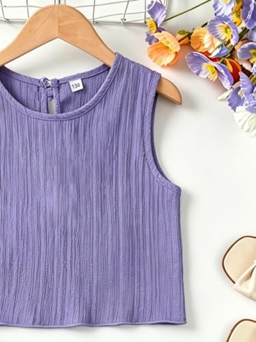 Image of Girls Cute Summer Outfits Set Clothes Size 5-14t Outfit 2 Piece Are Materials That Are Soft And Durable