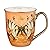 Christian Art Gifts Orange Butterfly Ceramic Coffee Mug with Gold Accents – 14 oz. Lead & Cadmium-free Inspirational Scripture Coffee and Tea Mug for Women & Men with Bible Verse: Grace –Ephesians 2:8