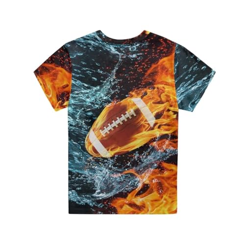 Image of JEOCODY Boys Girls Graphic Tees Funny 3D Printed Short Sleeve T-Shirts 3-16T