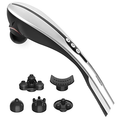 Appareil de Massage Hangsun Masseur Dos et Nuque Électrique Portable sans Fil Rechargeable Massage...