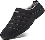 DAFENP Hausschuhe Damen Herren Winter Wärme Gefütterte Plüsch Home rutschfeste Bequeme Slippers Freizeitschuhe Indoor Outdoor Pantoffeln