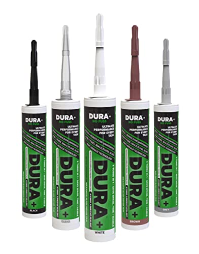 DURA+ All-In-One Hybrid Polymer Adhesive and Sealant: Waterproof, Extreme High Bond Strength, Replaces Silicone, Long-Lasting & Anti-Mould, Superior For Sanitaryware (290ml - White) - Image 8