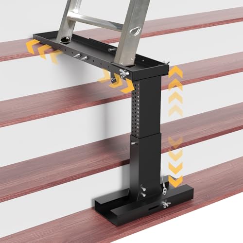 Heavy-Duty Foldable Ladder Extender PRO Adjustable Ladder Leveler for Stairs, Fits 11-18