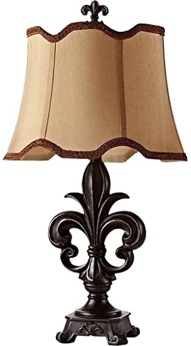 Lampe de bureau LED vintage en bois pour une ambiance salon chaleureuse