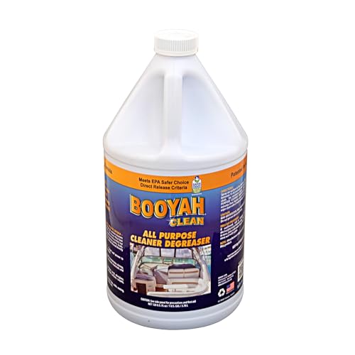 Booyah Clean All Purpose Cleaner Degreaser – Excellent Multi-Surface Cleaner - Removes Grime, Stains, Fish Blood, Oil, Grease, Black Streaks, and Soot – Meets EPA Safer Choice Direct Release Criteria