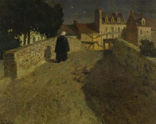 Tableau Graffiti Art Quimperlé Fritz Thaulow moderne de haute qualité impression sur toile 60x90