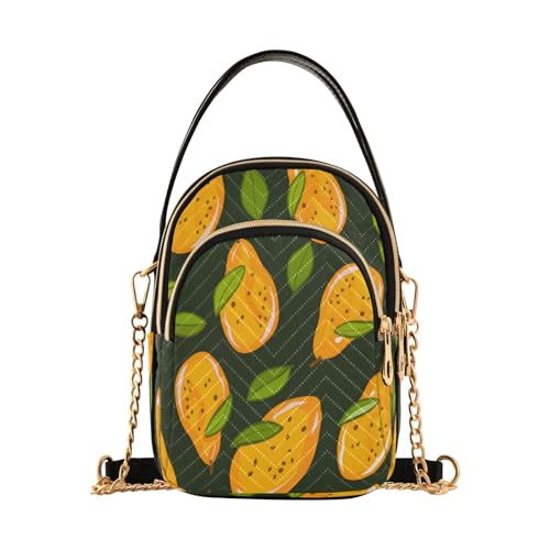 Quilted Crossbody Bags for Women,Mango Women's Crossbody Handbags Small Travel Purses Phone Bag