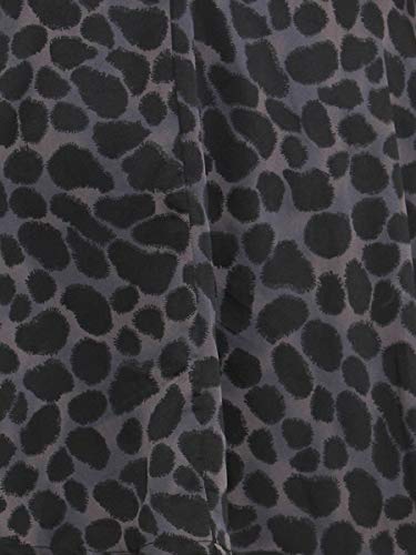 Image of Sera Women's Floral Print Black Viscose Rayon A-Line Casual Mini Skirt