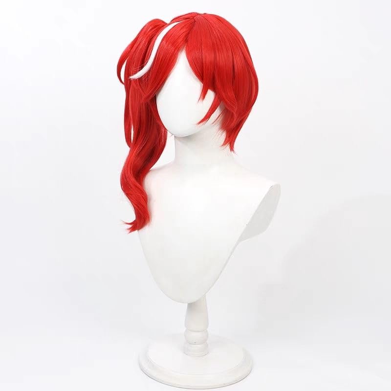 Priestess Fiona Gilman Cosplay Wig Heat Resistant Synthetic Wigs for Halloween Costume Party Role Play+Wig Cap